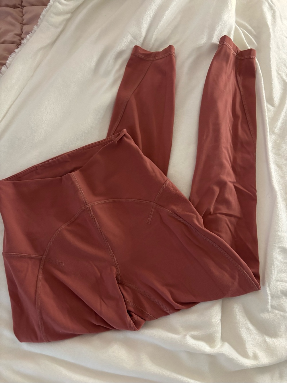 Lululemon High-Rise Rust Active Leggings